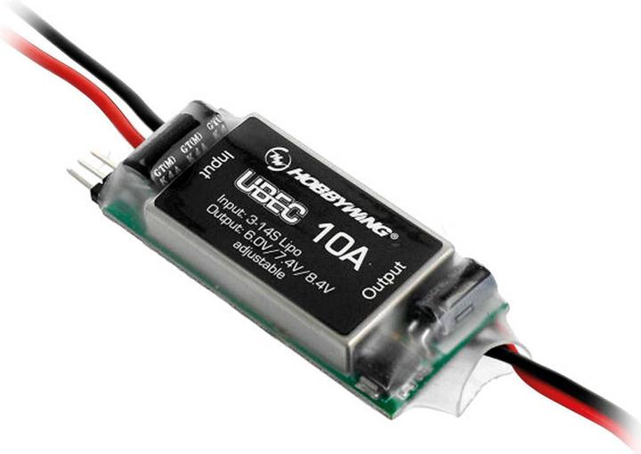 Actual product image Hobbywing Voltage regulator UBEC HV Air 10A 3-14S