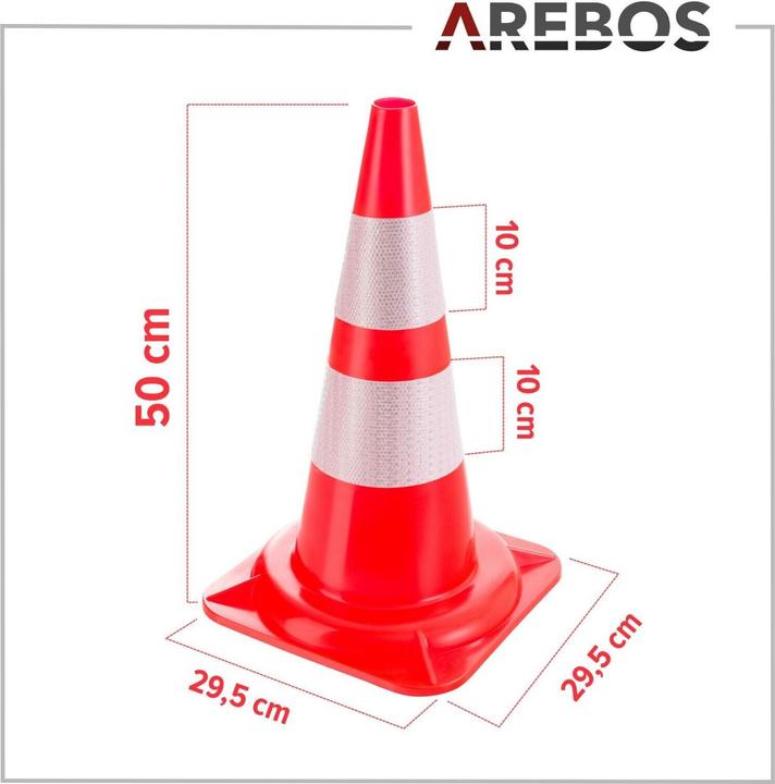 Produktbild Arebos Verkehrsleitkegel