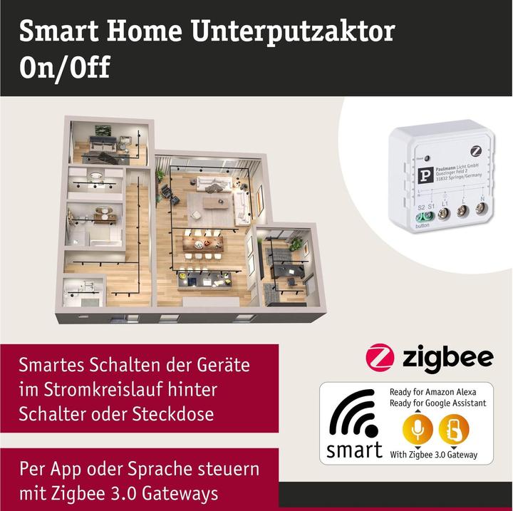Image du produit Paulmann Unterputzaktor Zigbee