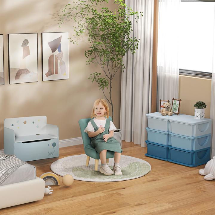 Immagine prodotto Aiyaplay Kinder Sofa Holz, Kunststoff Blau (Poltrona per bambini)