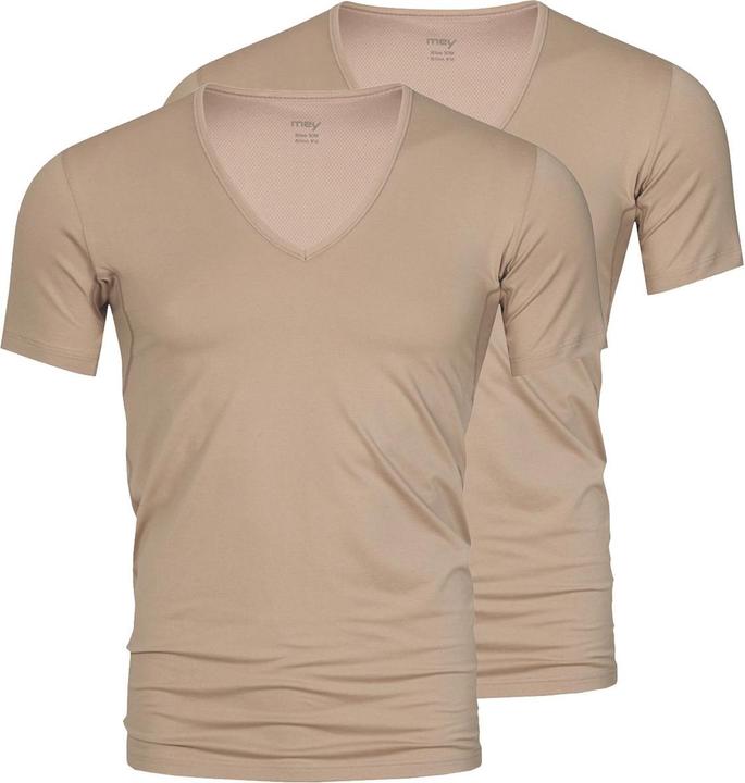 Immagine prodotto Mey 2 pezzi Dry Cotton Slim Fit - Maglietta con scollo a V (M)