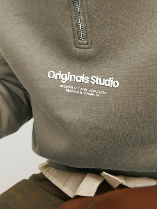 Actual product image Jack & Jones Text Sweatshirt with half zip Sweatshirt with half zip (XS)