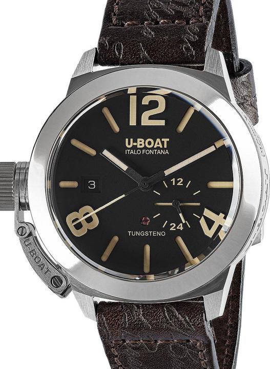 Immagine prodotto U-Boat 8893 Classico Tungsteno Nero Orologio Automatico Uomo 42mm 10ATM (Fatto in Svizzera, 42 mm)