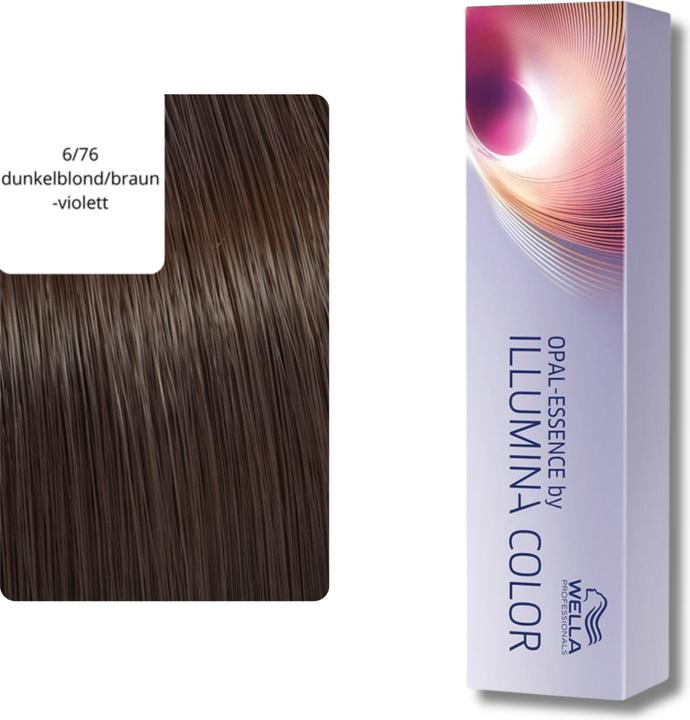 Actual product image Wella Illumina Color (6/76 dark blonde brown-violet)