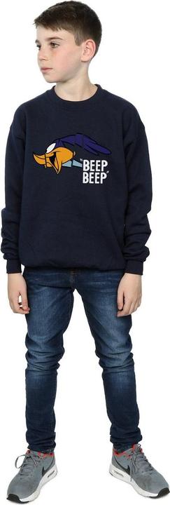 Actual product image Looney Tunes Boys Beep Beep Road Runner Cotton Sweatshirt (140, 146)