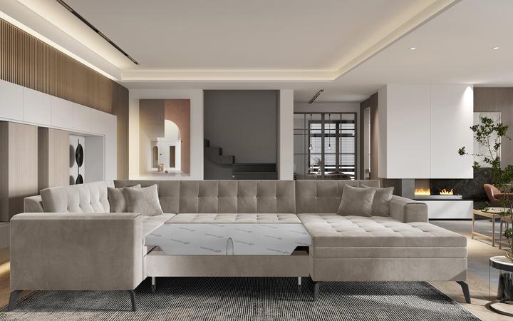 Actual product image ELTAP Montez (Sofa landscape, 5-seater, Sofa bed)