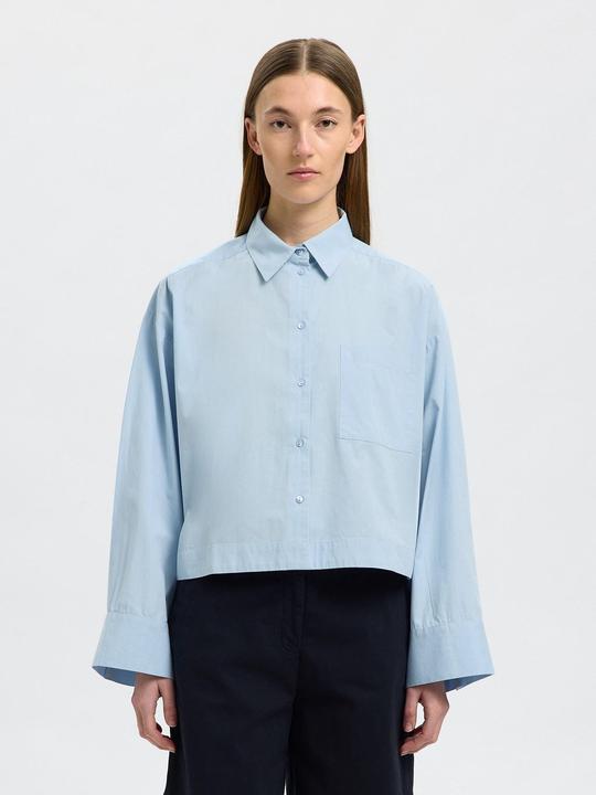 Produktbild Selected Femme Boxy Fit Crop-Bluse (42)