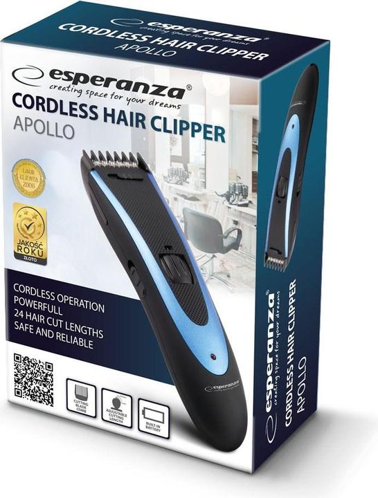 Image du produit Esperanza Shaver for cutting EBC004 Apollo (black)