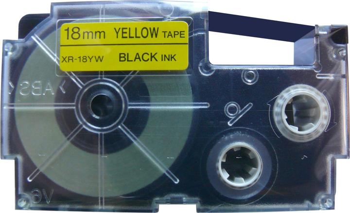 Actual product image Casio Writing ribbon XR (1.80 cm, Black, Yellow)