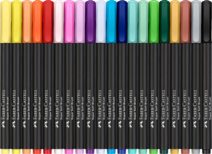 Actual product image Faber-Castell Brush Pen Black Edition (Multicoloured, 20 x)