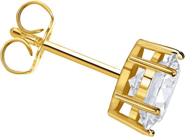 Produktbild Thomas Sabo Ohrstecker mit weissem Stein im Brillantschliff (925er Silber)