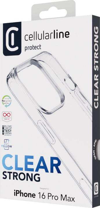 Actual product image Cellularline Clear Strong Case (Apple iPhone 16 Pro Max)