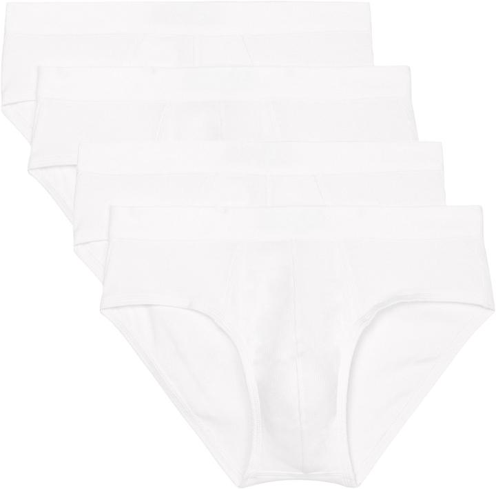 Immagine prodotto Marc O'Polo Confezione da 4 slip / mutande in cotone biologico a coste Iconic (S, confezione da 4)
