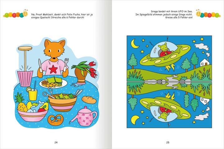 Actual product image Lernraupe - My exercise book - Brain games (German)