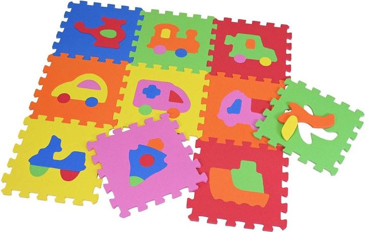 Produktbild Knorrtoys Puzzlematte - "Fahrzeuge"/10-tlg./32 cm (32 x 32 cm)