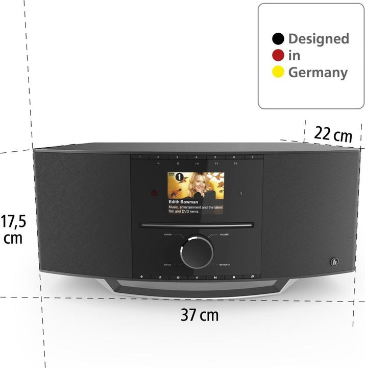 Produktbild Hama DIR3510SCBTX (DAB+, Internetradio, Bluetooth, WLAN)