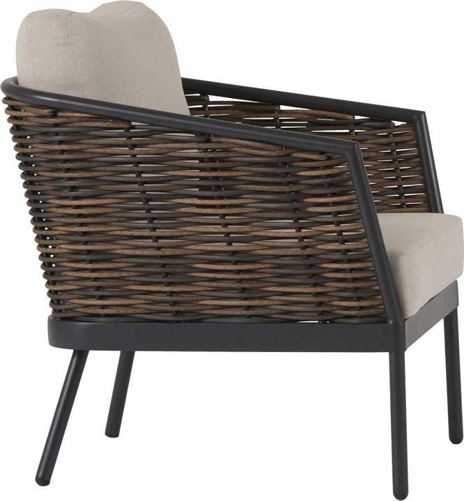 Immagine prodotto Schou Set da salotto Daniela, 4 pezzi, nero/grigio