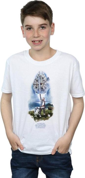 Immagine prodotto Star Wars The Last Jedi Rey Lightsaber Maglietta Ragazzi (140, 146)