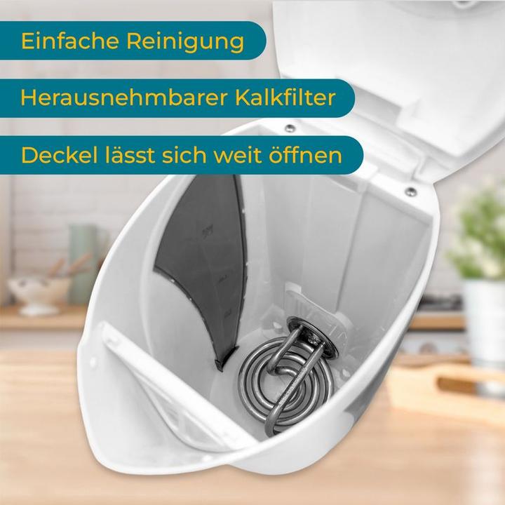 Produktbild Lentz Elektrischer Wasserkocher Teekocher Heisswasserbereiter (1.70 l)