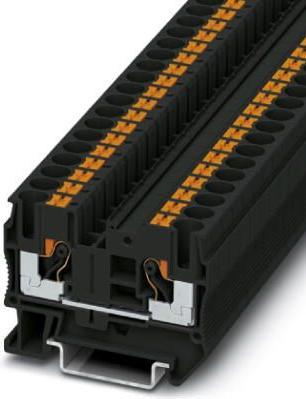 Produktbild Phoenix Contact PT 6 BK 3211814 Durchgangsklemme 0.50 mm² 6 mm² Schwarz 50 St.