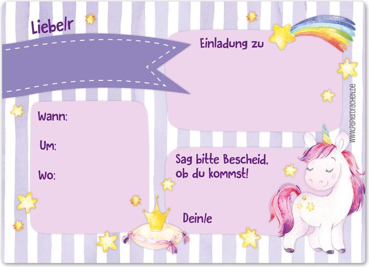 Image du produit Papierdrachen 12 cartes d'invitation (12 pcs)