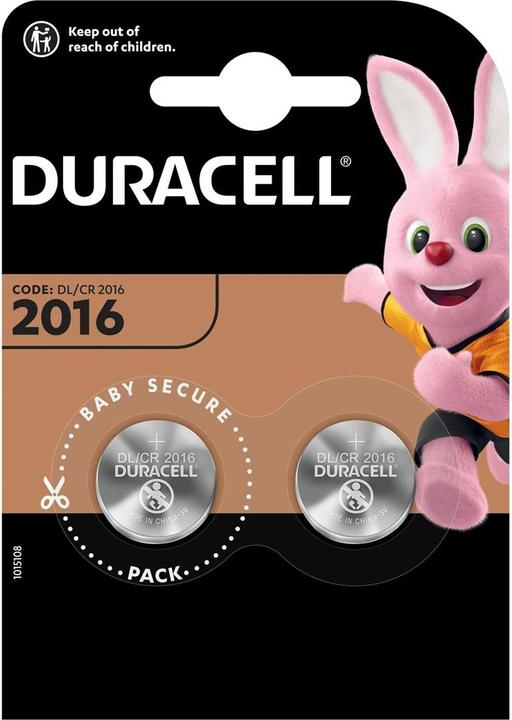 Duracell Lithium battery DL 2016 B2 (2 pcs., CR2025, 165 mAh)