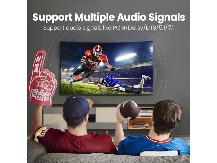 Produktbild Ugreen Toslink Optical Digital Audio SPDIF (1 m, TOSLINK)