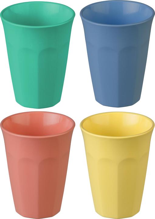Produktbild Koziol Trinkbecher Nora M 300 ml, 4 Stück, Mehrfarbig (0.30 l, 4 x)