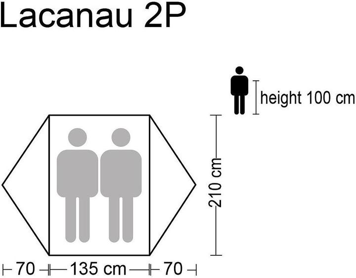 Actual product image Campz Lacanau Ultralight Tent 2P (Dome tent, 1.95 kg, 2 persons)