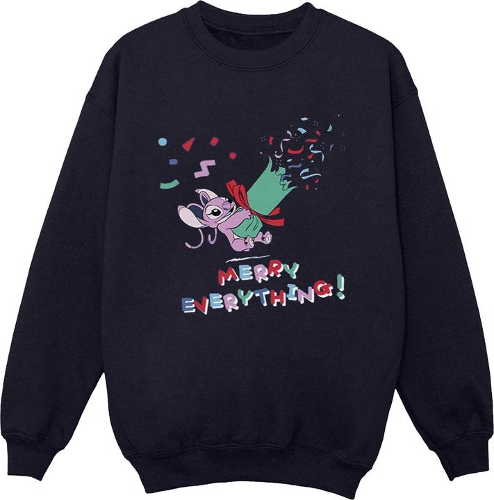 Actual product image Disney Womens/Ladies Lilo And Stitch Angel Merry Everything Sweatshirt (S)