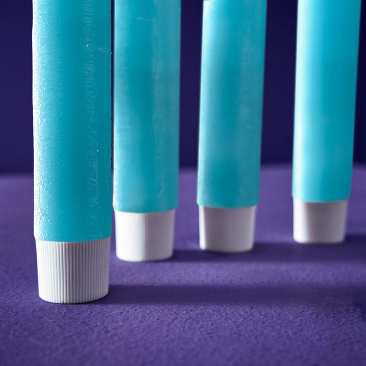Produktbild Werner Voss Stabkerze LED, blau 4tlg. (1 x)