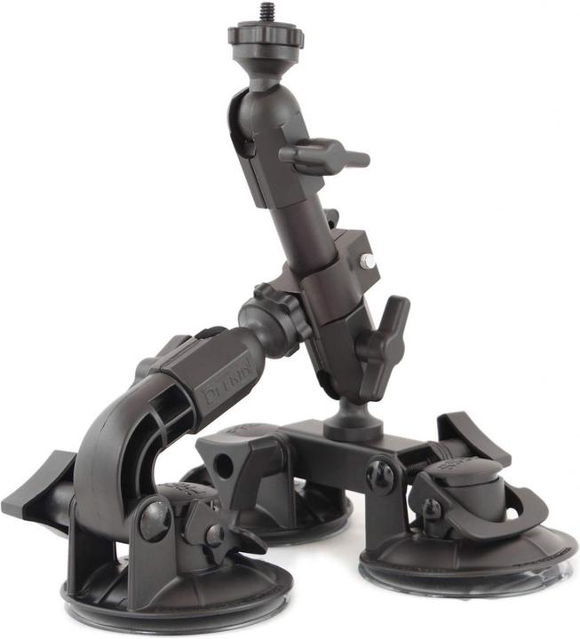 Image du produit Delkin Support à ventouse triple Fat Gecko (Support de montage)