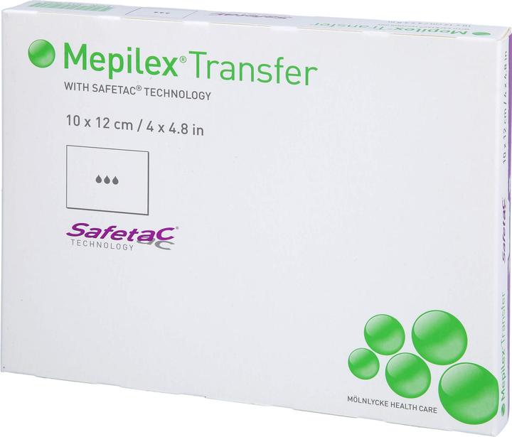 Produktbild Mepilex Transfer Safetac Wundauflage 10x12cm Silikon (5 x)