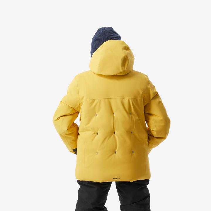 Produktbild Wedze Skijacke Kinder wattiert warm wasserdicht - Piste 500 gelb (152)