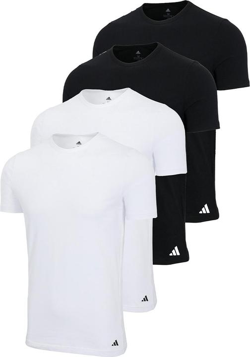 Actual product image adidas 4-pack Active Flex Cotton vest / short-sleeved shirt (L)