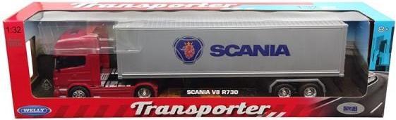 Immagine prodotto Wellys WELLY Trailer Truck 1:32 Scania V8 R730 32671
