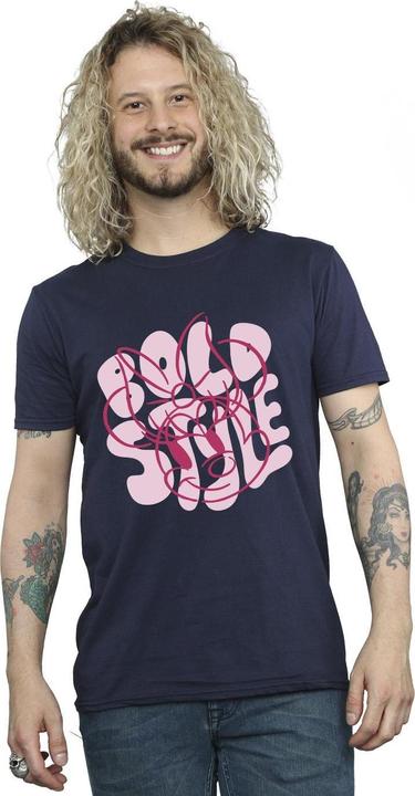 Actual product image Disney Mens Minnie Mouse Bold Style T-Shirt (S)