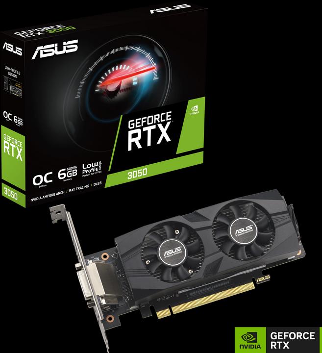Produktbild ASUS GeForce RTX 3050 LP BRK OC Edition (6 GB)