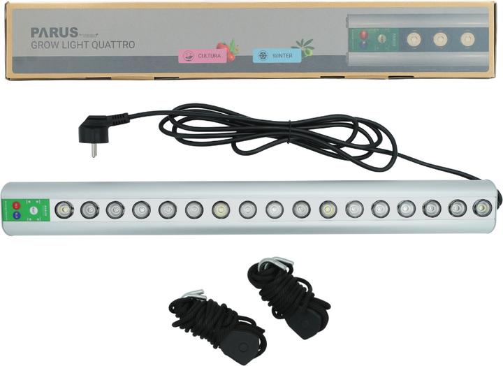 Parus by Venso plant fitting GrowLight Quattro 30W, stimulation of photosynthesis and chlorophyll fo (LED, 245 V)