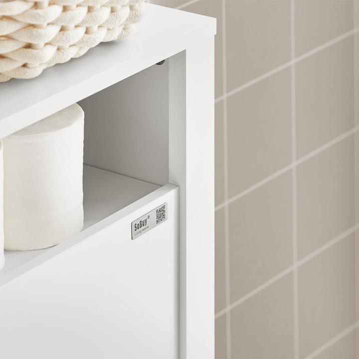 Produktbild SoBuy Nischenregal mit 2 Körben (20 x 70 x 60 cm)