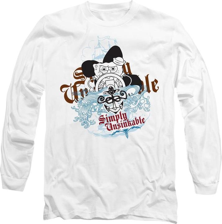 Immagine prodotto Spongebob Squarepants Simply Unsinkable Maglietta Adulto Unisex (XXL)
