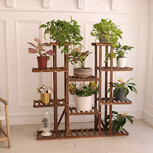 Immagine prodotto Unho Scaffale di legno per piante, 115×25×116cm