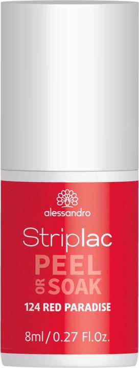 Alessandro Striplac Peel or Soak (124 Red Paradise, Abziehbarer Nagellack)