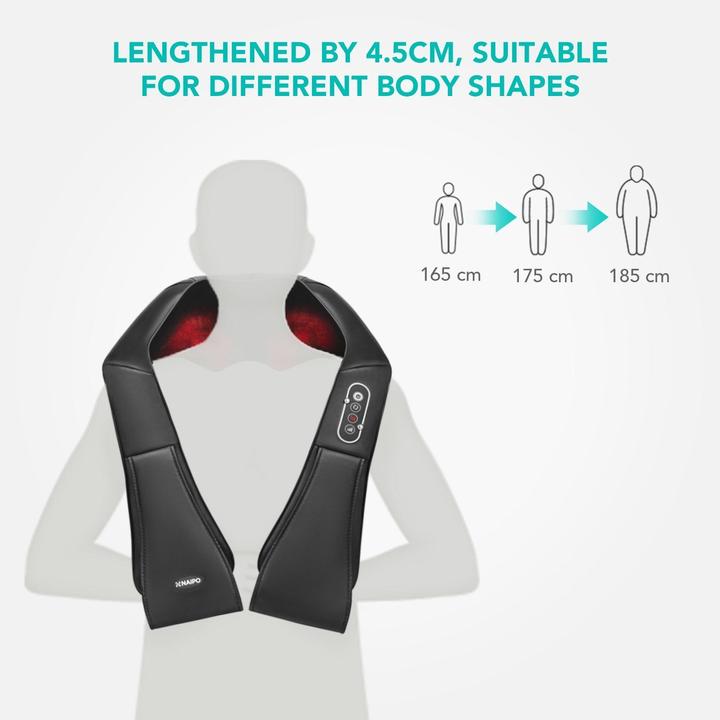 Image du produit Naipo Appareil de massage Shiatsu pour les épaules et la nuque
