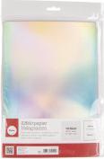 Trimcraft Carta effetto ologramma, A4, argento, 10 fogli (10 x)