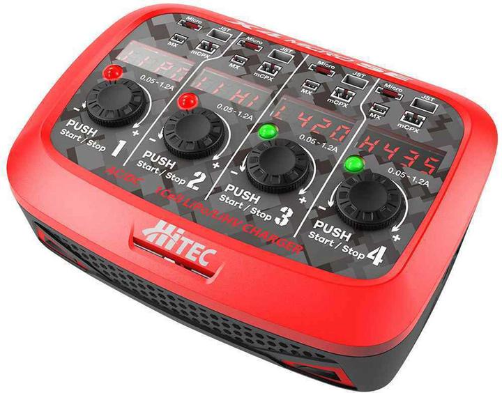 Produktbild Hitec Ladegerät AC/DC Multicharger X4 Micro SE für 1S LiPo und LiHV