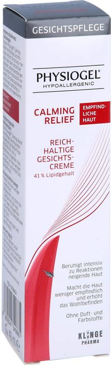 Actual product image Klinge Pharma Physiogel Cr Face Cream Rh (1 x, 40 ml)