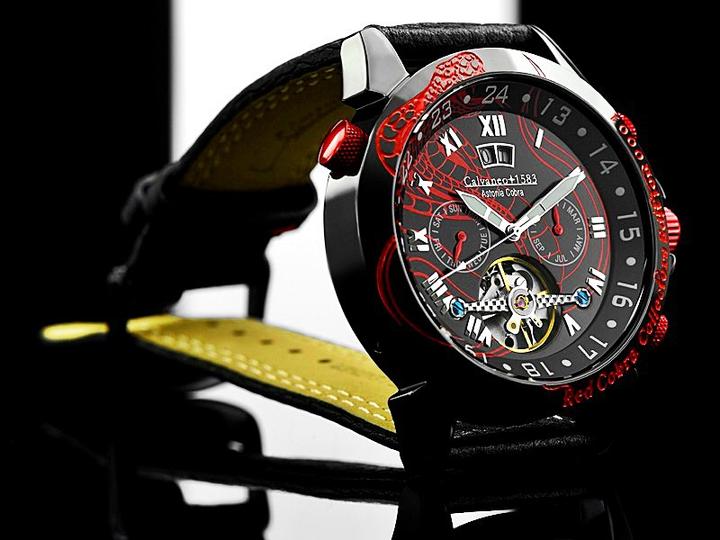 Produktbild Calvaneo 1583 Astonia Red Cobra Collectors automatik (44 mm)