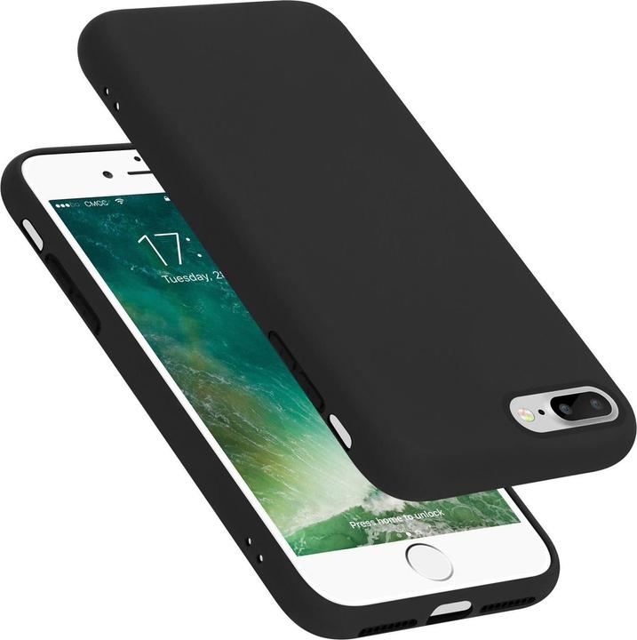Productafbeelding Cadorabo TPU Liquid Silicone Case Cover (Apple iPhone 7 Plus, Apple iPhone 7s Plus, Apple iPhone 8 Plus)