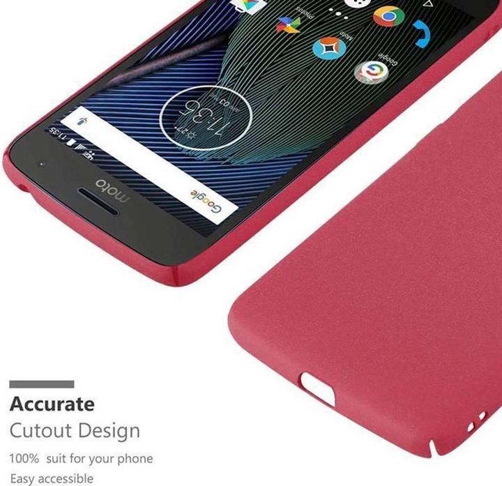 Image du produit Cadorabo Couverture rigide Frosty Cover (Motorola Moto G5)